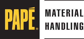 A black and yellow logo for the hype mat handling system.