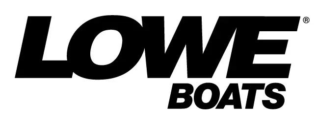 A black and white image of the power boat logo.